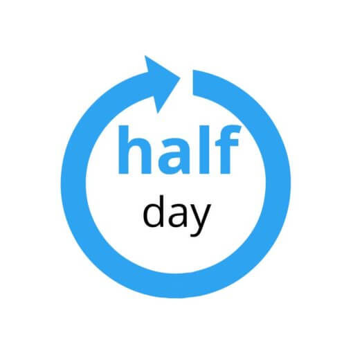 half day icon